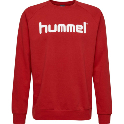 hummel GO Baumwoll Logo Sweatshirt Herren true red S