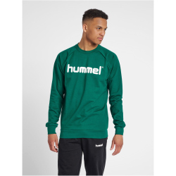 hummel GO Baumwoll Logo Sweatshirt Herren evergreen S