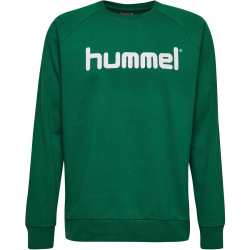 hummel GO Baumwoll Logo Sweatshirt Herren evergreen M