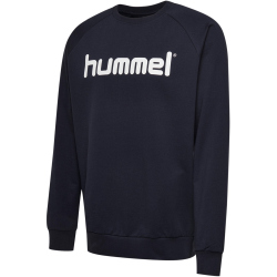 hummel GO Baumwoll Logo Sweatshirt Herren marine M