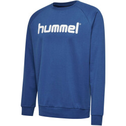 hummel GO Baumwoll Logo Sweatshirt Herren true blue S