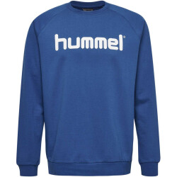 hummel GO Baumwoll Logo Sweatshirt Herren true blue S