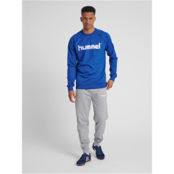 hummel GO Baumwoll Logo Sweatshirt Herren true blue XXL