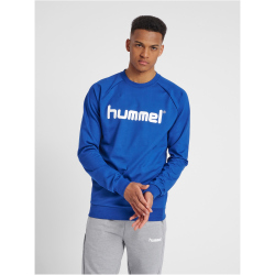 hummel GO Baumwoll Logo Sweatshirt Herren true blue 3XL