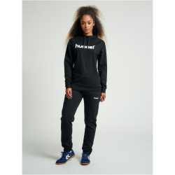 hummel GO Baumwoll Logo Hoodie Damen black XS