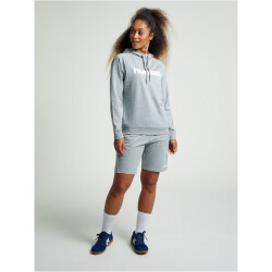 hummel GO Baumwoll Logo Hoodie Damen grey melange M