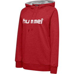 hummel GO Baumwoll Logo Hoodie Damen true red XS