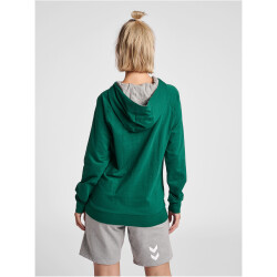 hummel GO Baumwoll Logo Hoodie Damen evergreen XS