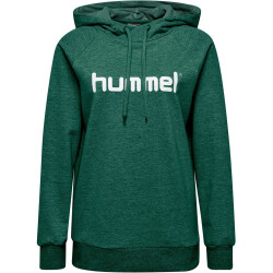 hummel GO Baumwoll Logo Hoodie Damen evergreen M