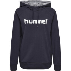 hummel GO Baumwoll Logo Hoodie Damen marine XS