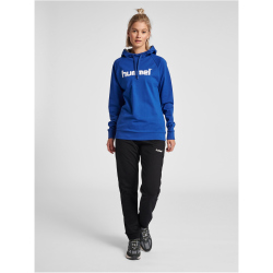 hummel GO Baumwoll Logo Hoodie Damen true blue XL