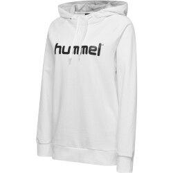 hummel GO Baumwoll Logo Hoodie Damen white XL