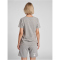 hummel GO Baumwoll Logo T-Shirt Damen kurzarm grey melange XS