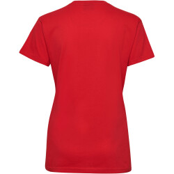 hummel GO Baumwoll Logo T-Shirt Damen kurzarm true red XS