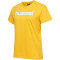 hummel GO Baumwoll Logo T-Shirt Damen kurzarm sports yellow XS