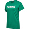 hummel GO Baumwoll Logo T-Shirt Damen kurzarm evergreen XS
