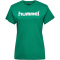hummel GO Baumwoll Logo T-Shirt Damen kurzarm evergreen XS