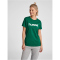 hummel GO Baumwoll Logo T-Shirt Damen kurzarm evergreen XS