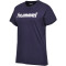 hummel GO Baumwoll Logo T-Shirt Damen kurzarm marine XS