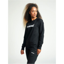 hummel GO Baumwoll Logo Sweatshirt Damen black S