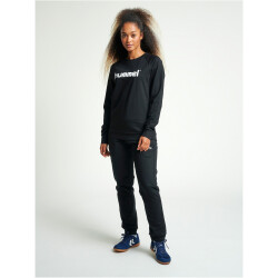 hummel GO Baumwoll Logo Sweatshirt Damen black S