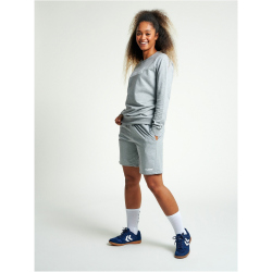 hummel GO Baumwoll Logo Sweatshirt Damen grey melange XS