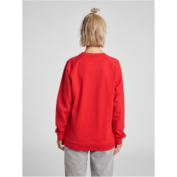 hummel GO Baumwoll Logo Sweatshirt Damen true red XS