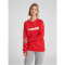 hummel GO Baumwoll Logo Sweatshirt Damen true red XS