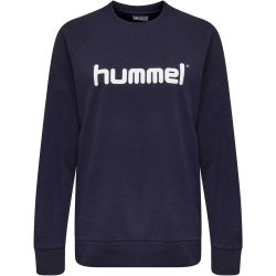 hummel GO Baumwoll Logo Sweatshirt Damen marine XS