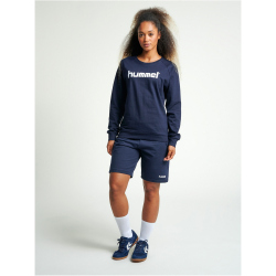 hummel GO Baumwoll Logo Sweatshirt Damen marine XS