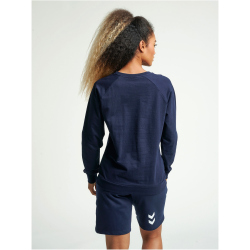 hummel GO Baumwoll Logo Sweatshirt Damen marine XS