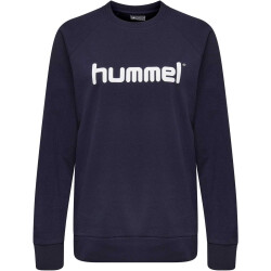 hummel GO Baumwoll Logo Sweatshirt Damen marine S
