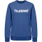 hummel GO Baumwoll Logo Sweatshirt Damen true blue XS