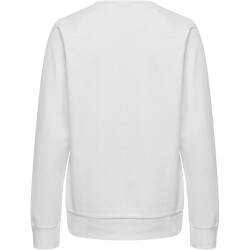 hummel GO Baumwoll Logo Sweatshirt Damen white XS