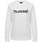 hummel GO Baumwoll Logo Sweatshirt Damen white XS