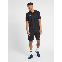hummel GO Baumwoll Poloshirt Herren black S
