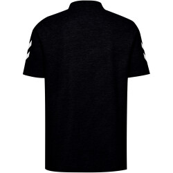 hummel GO Baumwoll Poloshirt Herren black XL