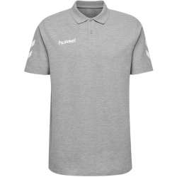 hummel GO Baumwoll Poloshirt Herren grey melange M