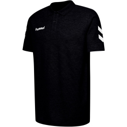 hummel GO Baumwoll Poloshirt Kinder black 152