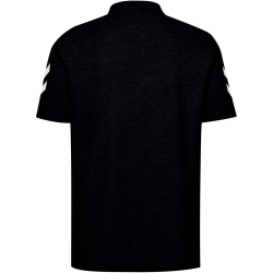 hummel GO Baumwoll Poloshirt Kinder black 152