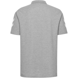 hummel GO Baumwoll Poloshirt Kinder grey melange 140