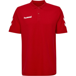 hummel GO Baumwoll Poloshirt Kinder true red 140