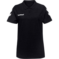 hummel GO Baumwoll Poloshirt Damen black XS