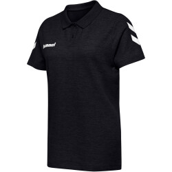 hummel GO Baumwoll Poloshirt Damen black S