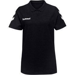 hummel GO Baumwoll Poloshirt Damen black S