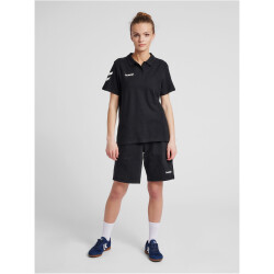 hummel GO Baumwoll Poloshirt Damen black S