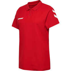 hummel GO Baumwoll Poloshirt Damen true red XS