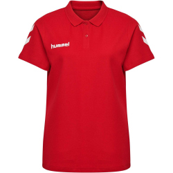 hummel GO Baumwoll Poloshirt Damen true red XL