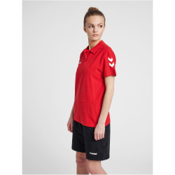 hummel GO Baumwoll Poloshirt Damen true red XL