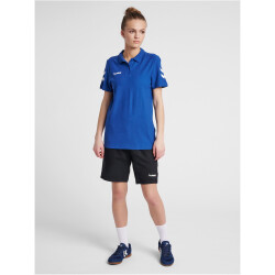 hummel GO Baumwoll Poloshirt Damen true blue XS